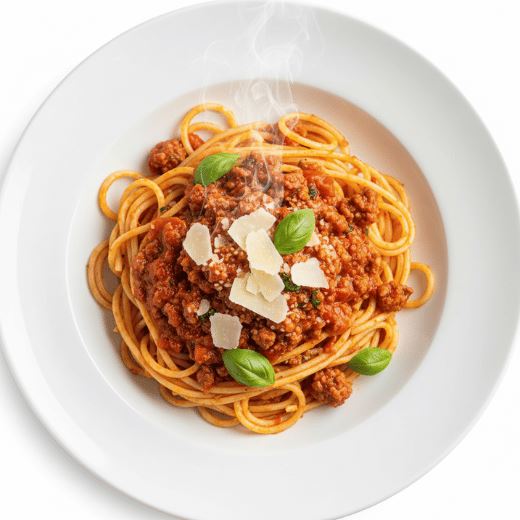 導入後のパスタ写真 - 鮮明で美しい写真